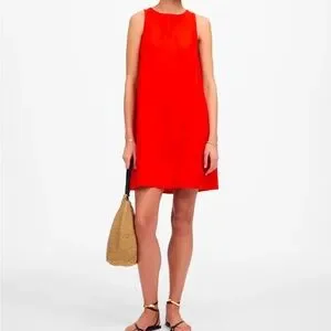 Madewell | Dresses | Mini Shift Dress In Linen | Poshmark